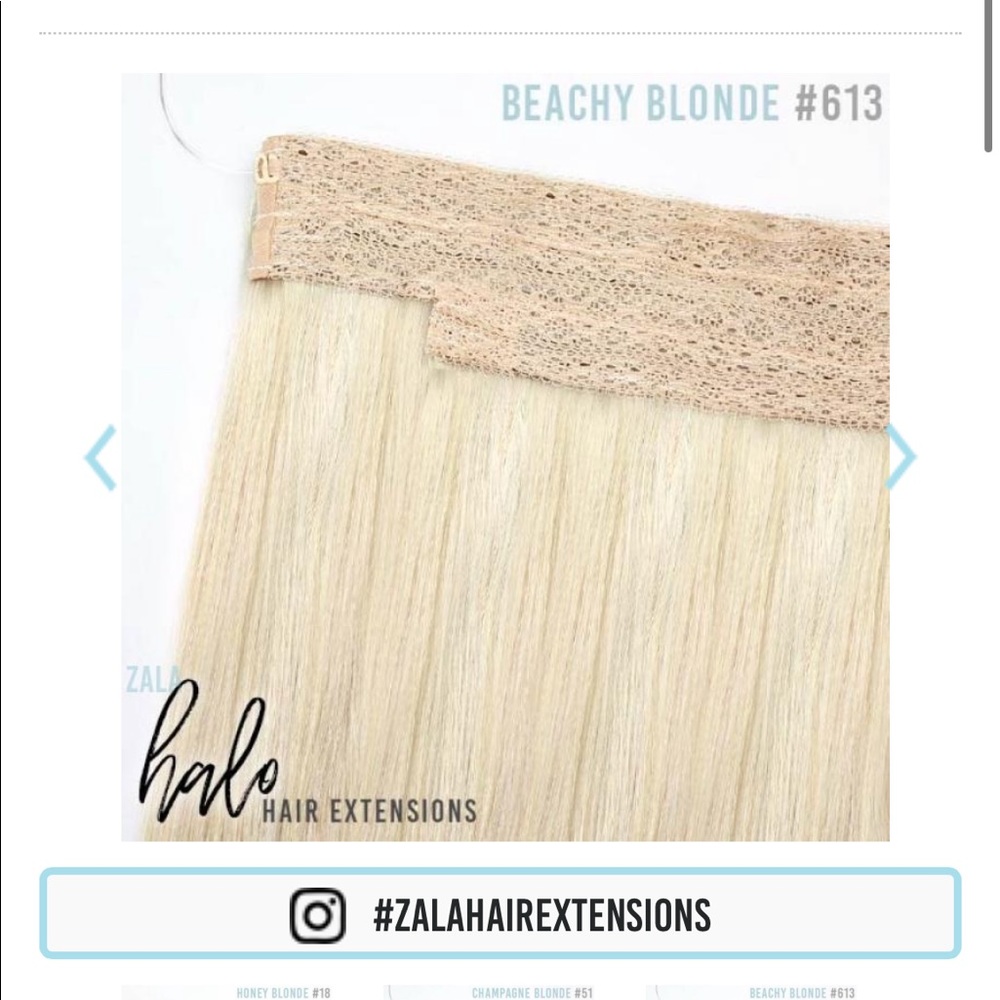 Zala Hair Halo Extension 16in - Beachy Blonde